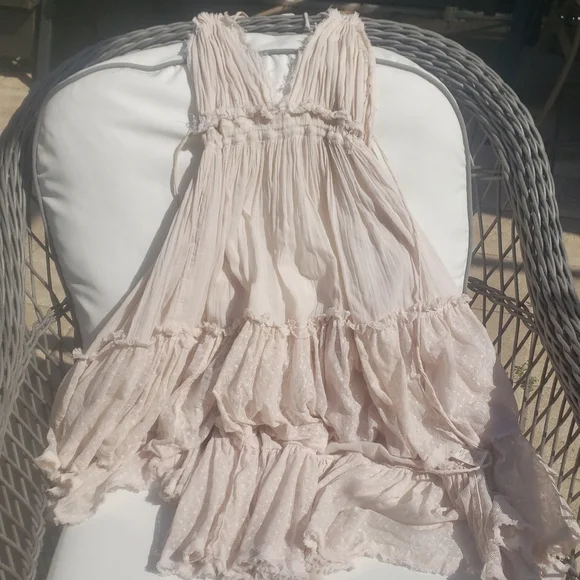 chinese dress ladies Free People Rain Shine Printed Lace-Up Swing Dress (XS, Ivory Combo) at  Amazon Women's Clothing store main image 0
